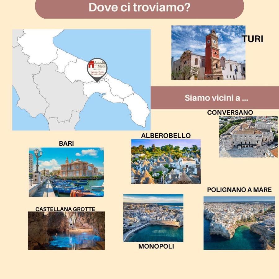 Antiche Mura Apartments"Nido Di Puglia" Monovano Turi Luaran gambar